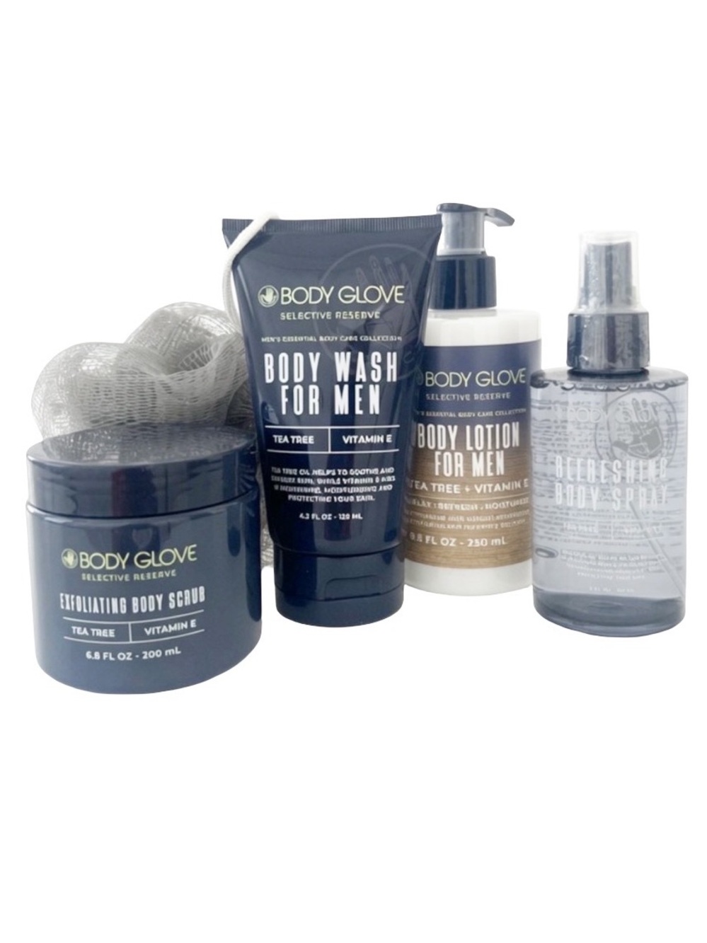 Body Glove Selective Reserve Men's Body Care Set Tea Tree + Vitamin E NWT